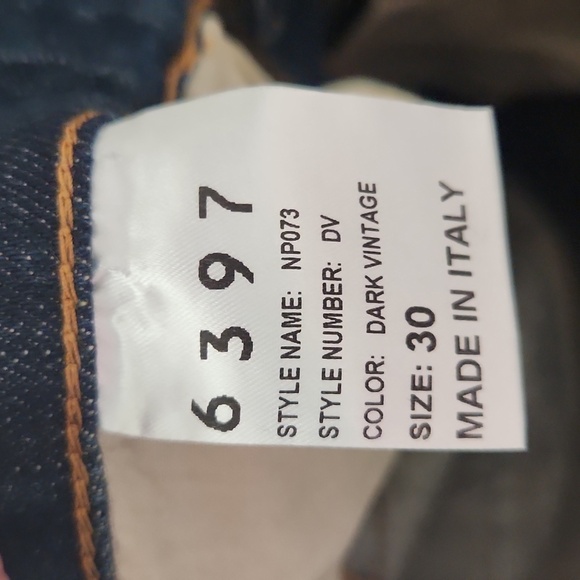 6397 Made in Italy jeans, size 30 - Picture 6 of 6